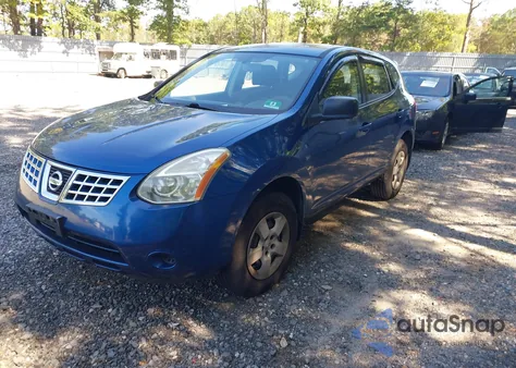 2008 Nissan Rogue S из США, поврежденный, VIN JN8AS58V58W145396